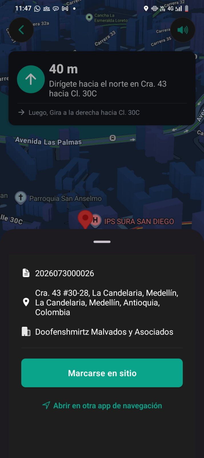 Navegación paso a paso en sitio